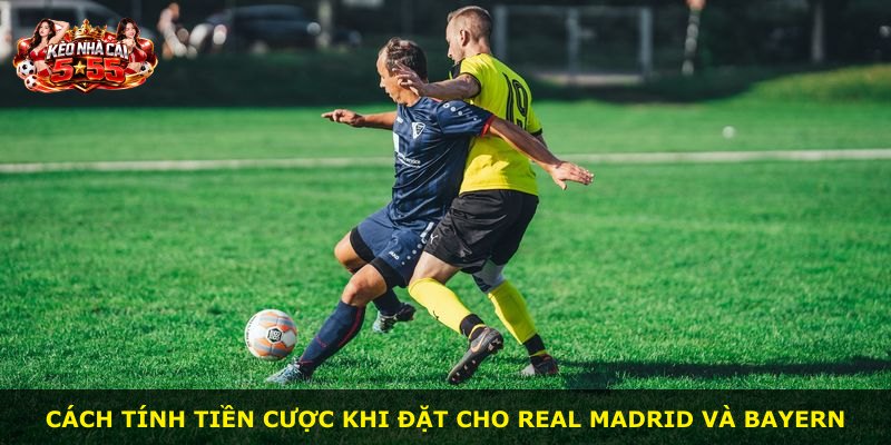 Cách tính tiền cược khi đặt cho Real Madrid và Bayern